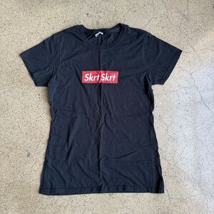Black Red Skrt Skrt Graphic Tee - Sz Small